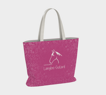 Charger l&#39;image dans la galerie, Grand Sac à motifs équestre - Rose
